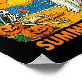 Poster Summerween Skeleton Ghost Beach Party Halloween Vi (Coin)