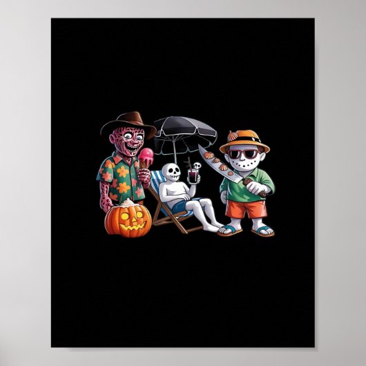 Poster Summerween - Summerween Beach - Summerween Witch - (Devant)