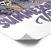 Poster Summerween Vibes Skeleton Ghost Beach Party Hallow (Coin)