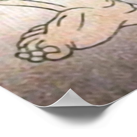 Poster sumo-lutteur japonais (Coin)