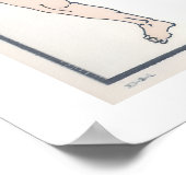 Poster Sumo wrestlers in preparation (Coin)