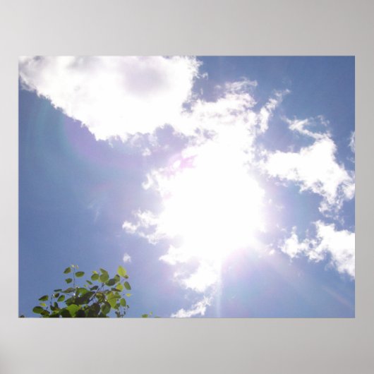 Poster Sun Beam and Clouds (Devant)