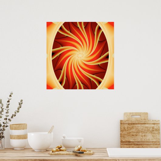 Poster Sun Dance Swirl... (Cuisine)