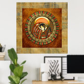 Poster Sun égyptien Dieu Ra (Bureau à domicile)