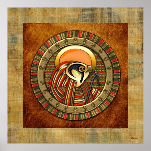 Poster Sun égyptien Dieu Ra (Devant)