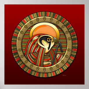 Poster Sun égyptien Dieu Ra