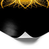 Poster Sun Flake Mandala (Coin)