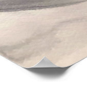 Poster Sun gris et noir art moderne abstrait (Coin)