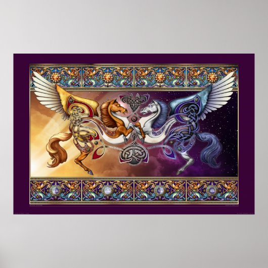 Poster Sun Horse, Moon Horse (30x20 po) (Devant)