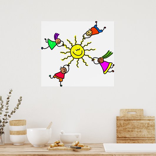 Poster Sun Kids (Cuisine)