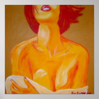 Poster Sun-Kissed, Poster, orange, vie, culte, Kimba