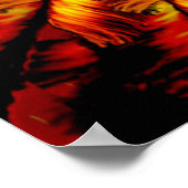 Poster Sun Mandala en plumes (Coin)