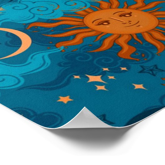 Poster Sun Moon et Stars (Coin)