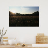 Poster Sun Over Field #4156 (Cuisine)