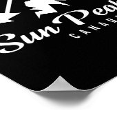 Poster Sun Peaks Canada Station de ski Ski Snowboard (Coin)