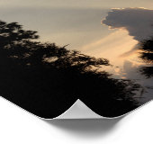 Poster Sun Rays at Sunset - Sky photo (Coin)