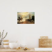 Poster Sun Rising Through Vapor par Joseph Turner (Cuisine)