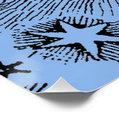 Poster Sun Stars Antique Nuit Ciel Médiéval Zodiac (Coin)