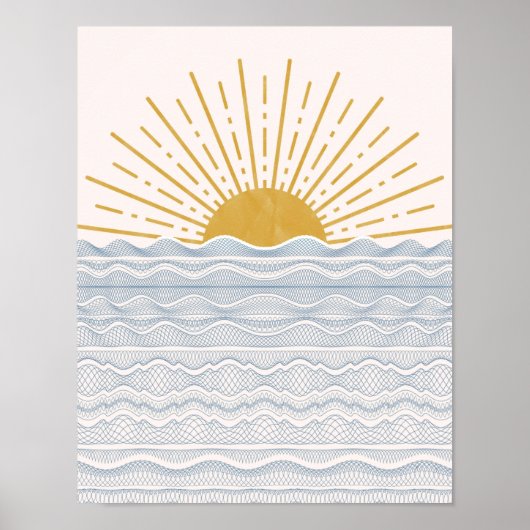 Poster Sun, Sun Wall Art, Poster Sunrise, Imprimer (Devant)