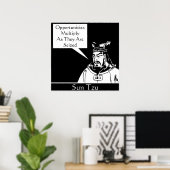 Poster Sun Tzu — Le stratège militaire chinois (Bureau à domicile)