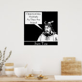 Poster Sun Tzu — Le stratège militaire chinois (Cuisine)