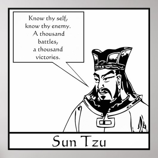 Poster Sun Tzu — Le stratège militaire chinois (Devant)