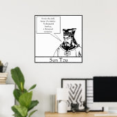 Poster Sun Tzu — Le stratège militaire chinois (Bureau à domicile)