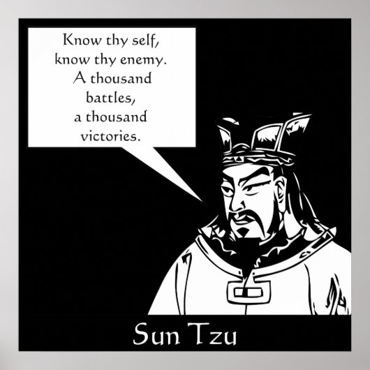 Poster Sun Tzu — Le stratège militaire chinois (Devant)