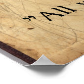 Poster Sun Tzu - Toute guerre est tromperie (Coin)