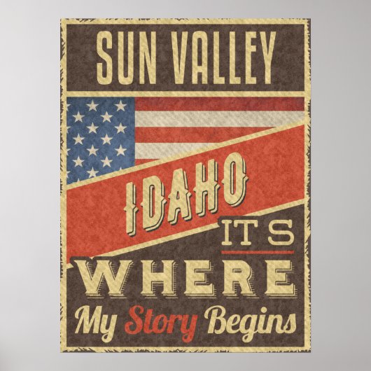 Poster Sun Valley Idaho (Devant)