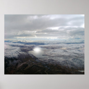 Poster Sunburst Groenland