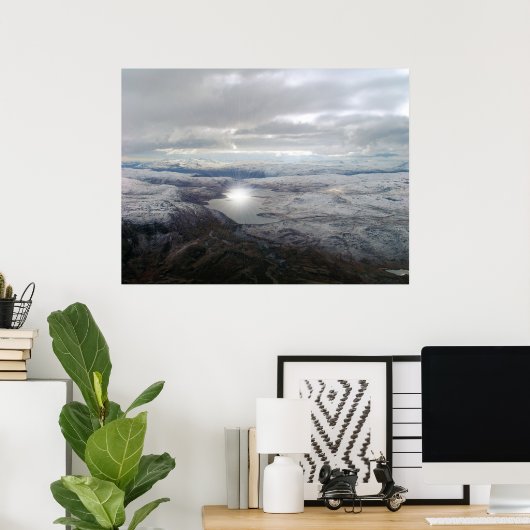 Poster Sunburst Groenland (Bureau à domicile)