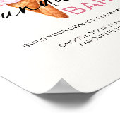 Poster Sundae Bar Crème glacée Scoopup Thématique Sign Up (Coin)