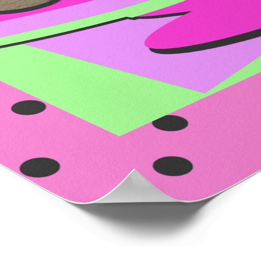 Poster Sundae Shoppe/ Rose (Coin)