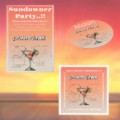 Poster Sundowner Cosmopolitan Cocktail Party