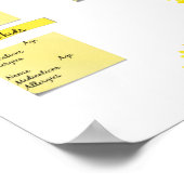 Poster Sunflower Babysitter Info (Coin)