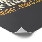 Poster Sunflower Be Happy It Drives People Crazy Mental H (Coin)