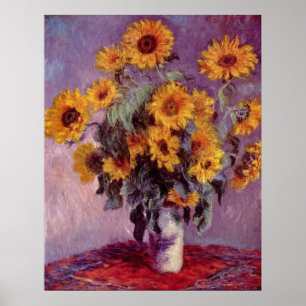 Poster Sunflower de Claude Monet