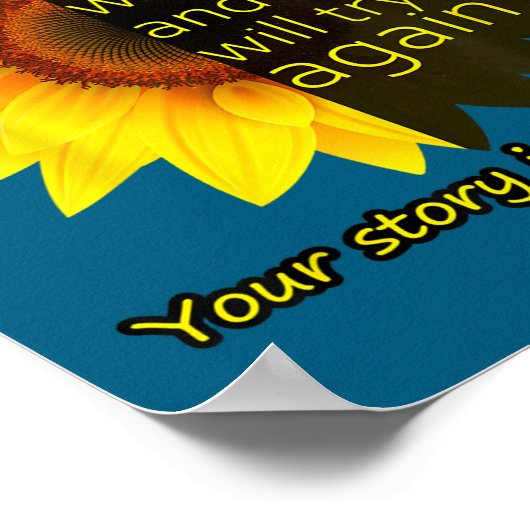 Poster Sunflower Hope  (Coin)