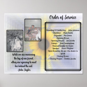 Poster Sunflower Infinity 2 Photo Citation Programme comm