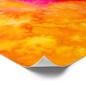 Poster Sunflower lady silhouette watercolor art (Coin)