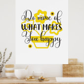 Poster Sunflower Lover | Faites Plus De Ce Qui Vous Rend (Cuisine)