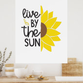Poster Sunflower Lover | Vivez Par Le Soleil (Cuisine)