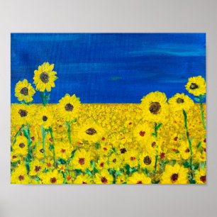 Poster Sunflower Print