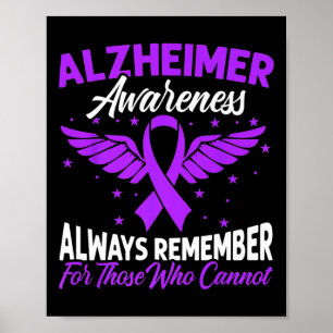 Poster Sunflower Purple Ruban Cerveau Alzheimer Sensibili
