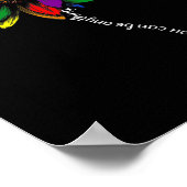 Poster Sunflower Sensibilisation sur l'autisme Be Kind Pu (Coin)