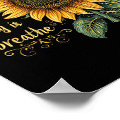 Poster Sunflower Suicide Awareness  (Coin)