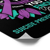 Poster Sunflower Suicide Prevention Awareness Motivationa (Coin)