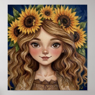 Poster SunFlowerMaiden