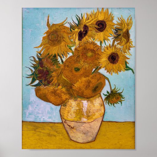 Poster Sunflowers (Devant)